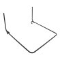 Rear Bag Rod for Makita DLM382 Mower - OEM No. 327411-7