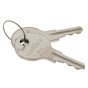 Key fits JCB HTD-5 Track Barrow Canopy/Bonnet Lock - OEM No. 332/T4135