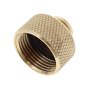 Brass Lugged 3" BSP Female Thread Blanking cap with securing chain