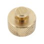 Brass Lugged 1.1/2" BSP Female Thread Blanking cap with securing chain