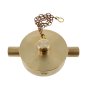 Brass Lugged 2.1/2" BSP Female Thread Blanking cap with securing chain