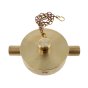 Brass Lugged 2.1/2" BSP Female Thread Blanking cap with securing chain