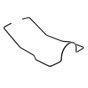 Stopper Hook for Makita LF1000 260mm Cordless Circular Saw - 345548-8