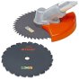 Circular Saw Blade and Guard Kit for Stihl FS410K, FS460K, FS490K Brushcutters