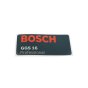 Nameplate for Bosch GGS 16 Grinders - OEM No. 3.601.119.416