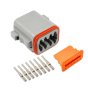 Deutsch 8 Pin Plug Connector Kit -10 Pieces - 374 155