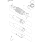 Tube Assembly for Husqvarna 380BTS