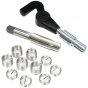 Thread Repair Kit 14mm Helicoil for Spark Plug Threads - Volkel