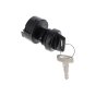N/G 3 Position Ignition Switch with 2x 8001 Keys for JCB/Terex/Benford Rollers, Dumpers
