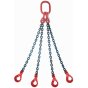 1 metre 10mm 4-Leg Chain Sling with Clevis Sling Hooks Self Locking Type