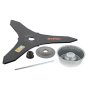 Blade Fixing Kiy & 3-Tooth Blade for Stihl FS290 Brushcutter - 400 473