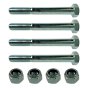 Leaf Spring Bolts & Nyloc Nuts, M12 x 80mm, Pack of 4 (MP10308)