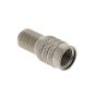 Metal Tyre Valve Extension Ribbed 22mm (Not Threaded)