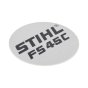 Model Plate for Stihl FS45C Brushcutters - OEM No. 4140 967 1515