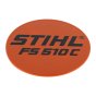 Model Plate for Stihl FS 510 C Clearing Saw - OEM No. 4148 967 1501