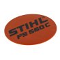 Model Plate for Stihl FS490C, FS510C, FS560C Clearing Saws - OEM No. 4148 967 1502