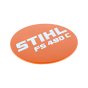 Model Plate for Stihl FS490C-EM, FS490C-EMW Clearing Saws - OEM No. 4148 967 1506