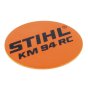 Model Plate for Stihl KM94RC Kombi Engine - 4149 967 1528