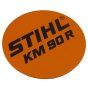 Model Plate for Stihl KM90R - 4180 967 1540