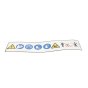 Warning Pictogram for Stihl RG-KM KombiTool - OEM No. 4180 967 7200