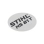 Model Plate for Stihl HS81T Hedgetrimmer - OEM No. 4237 967 1501