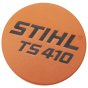 Model Plate for Stihl TS410 Disc Cutter - OEM No. 4238 967 1500