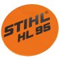 Model Plate for Stihl HL95 - 4280 967 1508