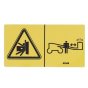 Crush Decal for Genie Machines - Safety Warning Sticker