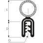 16mm Extruded Rubber Seal