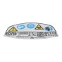 Rating Plate for Stihl HSA86 Cordless Hedgetrimmer - OEM No. 4851 967 1810