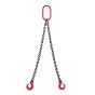 1 metre 8mm 2-Leg Chain Sling with Clevis Sling Hooks with Safety Catch