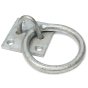 Zinc Plated Rope Lashing Ring ID 50mm x 32mm Screw Centres