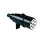24S 7‐Pin Plastic Plug, Screw Terminals, ISO 1185 (MP1225B)