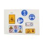 Safety Label for Wacker Neuson WPU1550A Compactor - OEM No. 5000402422