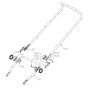 Handle Assembly for Masport 500AL
