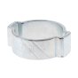 O Clips Double Two Ear Zinc Plated Size: 15-18mm