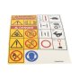 Label Start for Wacker BS62-4, BS68-4 Rammer - OEM No. 5100067819
