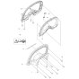 Handle for Husqvarna 522iHD60