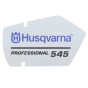Label for Husqvarna 545 Chainsaws - 523 08 32-01