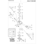 Carburetor for Husqvarna 535FBX
