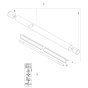 Shaft for Husqvarna 535iFR
