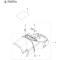Cylinder Cover for Husqvarna 543XP