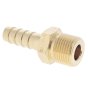 Brass 3/8" Male BSP Thread to 3/8" Hose Tail - 545 038