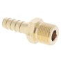 Brass 3/8" Male BSP Thread to 3/8" Hose Tail - 545 038