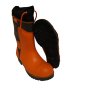 UK 9 Husqvarna Functional 24 Rubber Chainsaw Boots - Reinforced Steel Toe Cap, Wear Resistant Sole