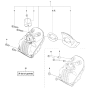 Muffler Assembly for Husqvarna 556