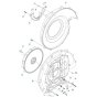 Fan Assembly for Husqvarna 580BTS