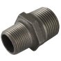 Malleable Iron Reducing Hex Nipple 1" x 3/4" M/M BSP
