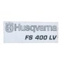 Decal for Husqvarna FS400 Floor Saw - 586 62 71-01