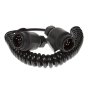 Trailer Lighting Curly Lead, 1.5m, 2 x 8-Pin Plug to Plug, 8-Core
